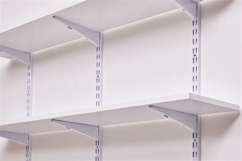 which way do metal shelf brackets go|how to install shelving brackets.